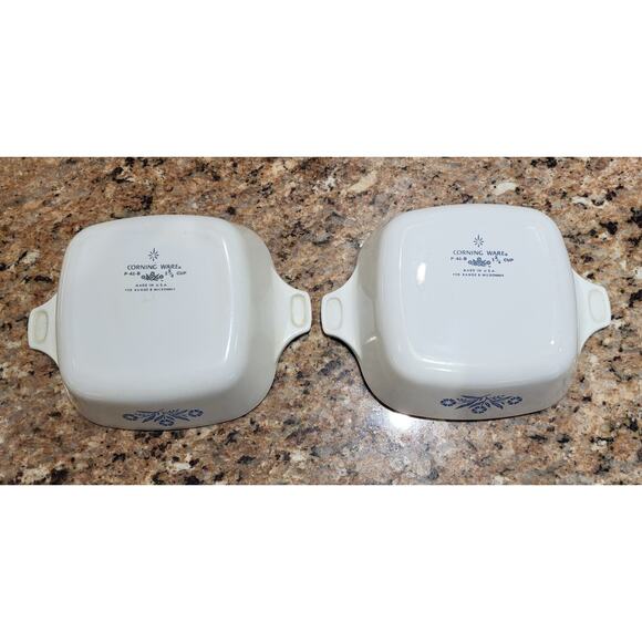 Corning Ware Cornflower Blue Small Petite Mini Casserole Dish P-41-B (Set of 2) - Picture 4 of 8